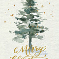 Watercolor Christmas Tree